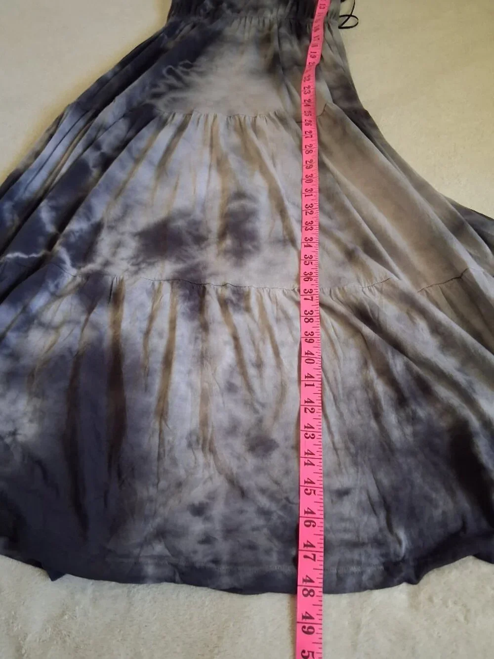 Sundry for Evereve NWT Women's Size 1 (Small) Gray Tie Dye Malibu Dress - Picture 13 of 13